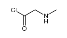 2-(methylamino)acetyl chloride结构式