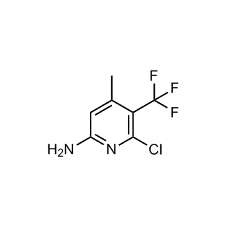 6-氯-4-甲基-5-(三氟甲基)吡啶-2-胺结构式