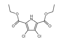 3,4-dichloro-1H-pyrrole-2,5-dicarboxylic acid diethyl ester Structure