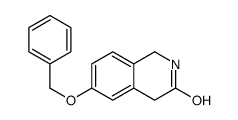 1,4-二氢-6-苯基甲氧基-3(2H)-异喹啉酮结构式
