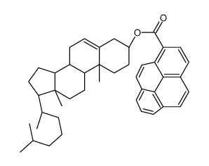 CHOLESTERYL PYRENE-1-CARBOXYLATE Structure