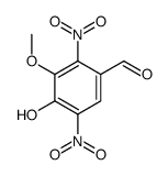 4-hydroxy-3-methoxy-2,5-dinitrobenzaldehyde Structure