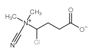 (r)-3-Cyano-2-Hydroxy-n,n,n-Trimethyl-1-Propanaminium Chloride structure