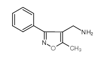 (5-甲基-3-苯基-4-异恶唑)甲胺结构式