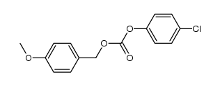 p-Methoxybenzyl-p-chlorphenyl-carbonat Structure