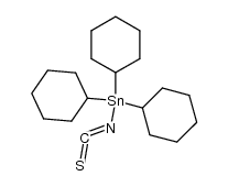 tris(cyclohexyl)tin isothiocyanate结构式