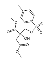 (+/-)-Methyl-γ-(p-toluolsulfonyloxy)-β-carbomethoxy-β-hydroxybutyrat Structure