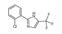2-(2-Chlorophenyl)-4-(trifluoromethyl)-1H-imidazole结构式