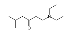 1-diethylamino-5-methyl-hexan-3-one结构式