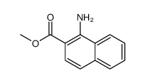 1-氨基-2-萘酸甲酯结构式