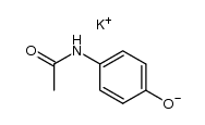 potassium salt of 4-acetamidophenol Structure