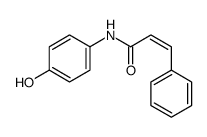 N-(4-羟基苯基)肉桂酰胺结构式