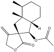 9-乙酰氧基蜂斗菜次螺内酯结构式
