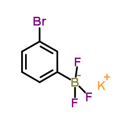 (3-溴苯基)三氟硼酸钾结构式