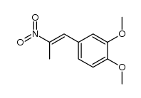 (E)-1,2-dimethoxy-4-(2-nitroprop-1-en-1-yl)benzene Structure