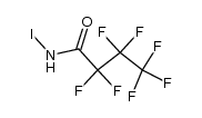 heptafluoro-butyric acid iodoamide Structure