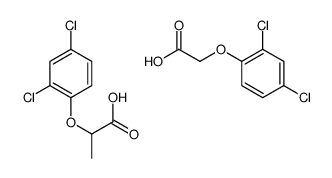2-(2,4-dichlorophenoxy)acetic acid,2-(2,4-dichlorophenoxy)propanoic acid结构式