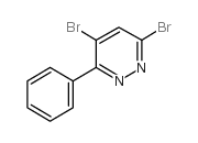 4,6-dibromo-3-phenylpyridazine Structure