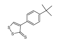 4-(4-(tert-butyl)phenyl)-3H-1,2-dithiole-3-thione结构式