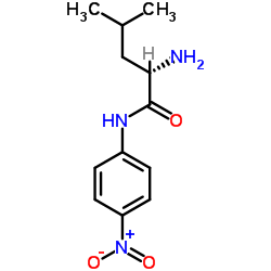 N-(4-Nitrophenyl)-L-leucinamide Structure