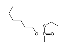 1-[ethylsulfanyl(methyl)phosphoryl]oxyhexane Structure