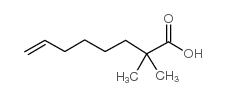 2,2-二甲基-7-辛烯酸结构式