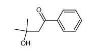 1-BUTANONE, 3-HYDROXY-3-METHYL-1-PHENYL-结构式