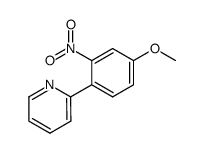 2-(4-Methoxy-2-nitrophenyl)pyridine Structure