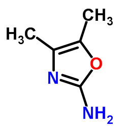 4,5-二甲基-1,3-恶唑-2-胺结构式