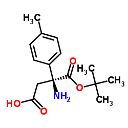 (S)-3-((叔丁氧羰基)氨基)-3-(对甲苯基)丙酸结构式