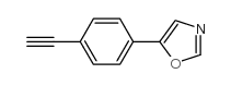 5-(4-乙炔苯基)-1,3-噁唑结构式