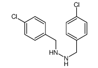 1,2-bis[(4-chlorophenyl)methyl]hydrazine结构式
