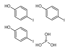 4-iodophenol,phosphorous acid Structure