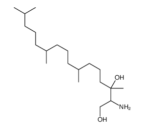 2-amino-3,7,11,15-tetramethylhexadecane-1,3-diol结构式