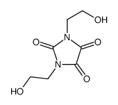 1,3-bis(2-hydroxyethyl)imidazolidine-2,4,5-trione结构式