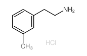 2-(3-methylphenyl)ethanamine,chloride Structure