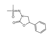 3-[[dimethyl(oxo)-λ6-sulfanylidene]amino]-5-phenyl-1,3-oxazolidin-2-one Structure