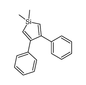 1,1-dimethyl-3,4-diphenylsilole Structure