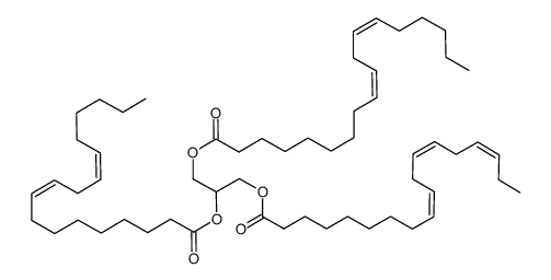 (+/-)-1-linolenoyloxy-2,3-bis-linoloyloxy-propane结构式