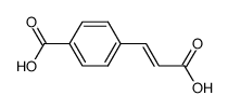 trans-p-carboxycinnamic acid Structure