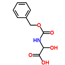 2-(苄氧羰基氨基)-2-羟基乙酸结构式