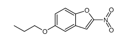 2-nitro-5-propoxy-1-benzofuran Structure