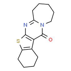 2,3,4,7,8,9,10,11-octahydro[1]benzothieno[2',3':4,5]pyrimido[1,2-a]azepin-13(1H)-one结构式