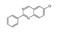 6-chloro-2-phenylquinazoline结构式