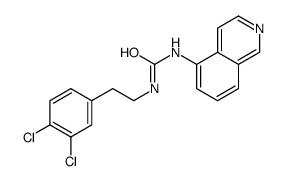 1-[2-(3,4-dichlorophenyl)ethyl]-3-isoquinolin-5-ylurea Structure