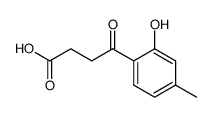 4-(2-Hydroxy-4-methylphenyl)-4-oxobutanoic Acid Structure