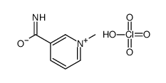1-methylpyridin-1-ium-3-carboxamide,perchlorate结构式