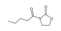 3-pentanoyloxazolidin-2-one结构式