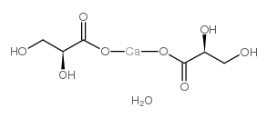 l-glyceric acid calcium salt dihydrate structure
