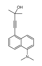4-[5-(dimethylamino)naphthalen-1-yl]-2-methylbut-3-yn-2-ol Structure